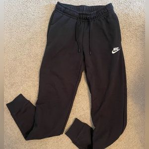 Nike womens black joggers